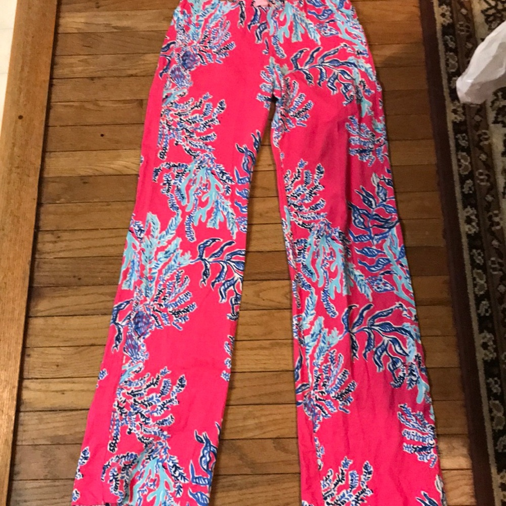 Pink flowy Lily Pulitzer pants